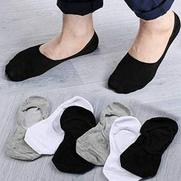Men Striped Peds/Footie/No-Show-image-9