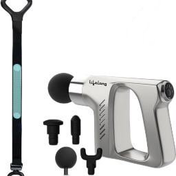 RLN Lifelong llgm135 Massage Gun - Full Body Massager Percussion Gun Machine with Threaded Belt for Deep Tissue Muscle Massage Massager-image-53