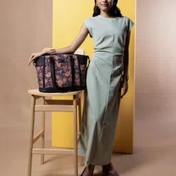 Women Pink, Blue Tote-image-27