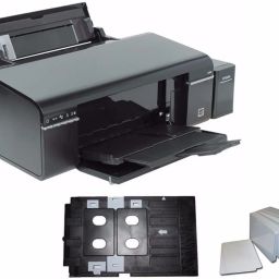 PRINTER PARTNER PVC ID Card Tray+Original Stacker Combo for EpsonL800,L805,L810,L850,Printers. Black Ink Toner-image-31