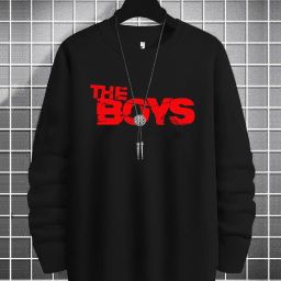Men Typography Round Neck Cotton Blend Black T-Shirt-image-37