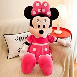 Minnie Mouse Teddy Stuffed Toys size for kids -45 cm (Pink)- 45 cm-6