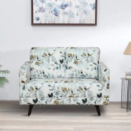 casacraft from pepperfry Salvatore Fabric 2 Seater Sofa In Multicolour-picture-39
