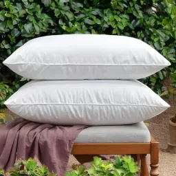 LUXURY Polyester Fibre Solid Sleeping Pillow Pack of 2-image-69
