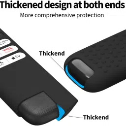 oboe Front & Back Case for TCL TV Remote 2024 Model / TCL TV V6B SERIES QLED Remote Protective Cover with Lanyard image 4