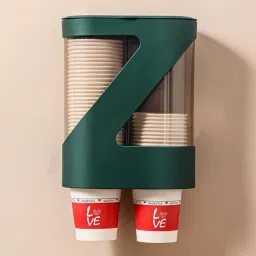 Wall Mounted Cup Dispenser Pull Type Cup Dispenser Paper Cup Holder Plastic Glass Holder-image-46