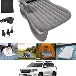 Silver Inflatable Car Travel Bed/Two Pillows/Pump For Land Cruiser Prado-2018 Multifunctional Car Inflatable Bed Mattress For(Car Travel,Camping,Swimming) Car Inflatable Bed-26
