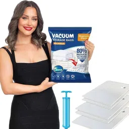 IM_Reusable Vacuum Storage Bags Travel Storage Vacuum Bags (Pack of 5) High Volume Storage Vacuum Bags-image-96