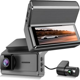 4K Car Dashcam with Front & Rear Camera|Night Vision|WiFi|G-Sensor|256GB Support Dashboard Camera System-image-10