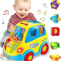 my baby love a perfect care Toys Musical Smart Bus for 12-18 Months-picture-3