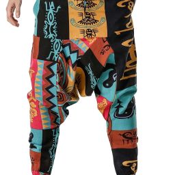 Printed Cotton Men Harem Pants-image-85