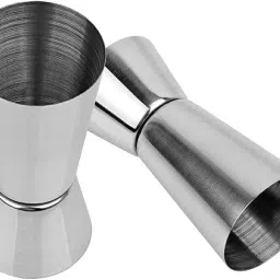 Double Side Peg Measure & Cocktail Shaker Drink Measuring Bar Tool Jigger 30/60ML Decanter 2 - Piece Bar Set-image-23