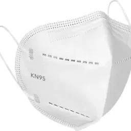 Protective Face Mask with NOSE CLIP, CE ISO & GMP Certified Bacterial Filtration White Colour Ear loop mask Non-Washable, Water Resistant-47