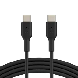 belkin Boost Charge Type C to Type C 3.2 Feet (1M) Cable (PVC Cord, Black)-49