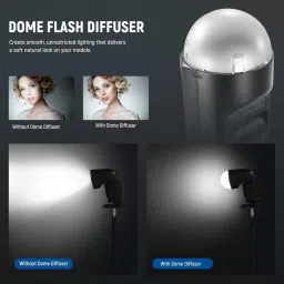 Schsteindar Flash Magnet Diffuser for Godox V-1 Flash Speedlight godox round flash Diffuser godox round flash Diffuser image 3