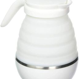 Portable Collapsible Silicone Dual Voltage Food Grade SS02 Electric Kettle-image-12
