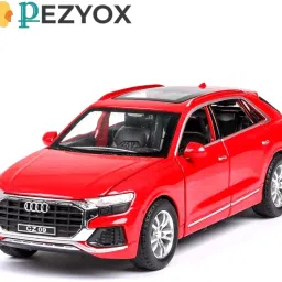 1:32 scale AUDI Q8 model Pull back toy car with, Sound and Light for kids-image-30