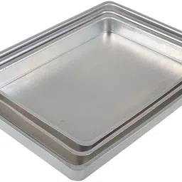 Aluminum Trays, (12"-13"-14"), 3 Pc Set - Patti Type Tray-21