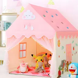 play Tent House For 3-13 Years Old Kids (Pink Butterfly )-image-41