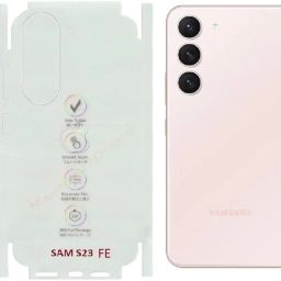 CallSmith Back Screen Guard for Samsung Galaxy S23 FE Matte Finish Unbreakable Membrane Screen Guard With Sides Coverage( Not Tempered Glass )-image-46