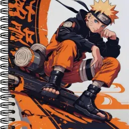 Naruto A5 Notebook Unruled 140 Pages-10