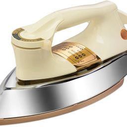 Triple Layered Heavy Weight Electric Dry Iron Non- Stick Coated 1000 W Dry Iron-image-51