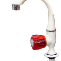 Pvc Swan Neck Tap Crystal Red (With Foam Flow) For Kitchen/Bathroom Wash Basins Pillar Tap Faucet Pvc taps for bathroom Pillar Tap Faucet-picture-11