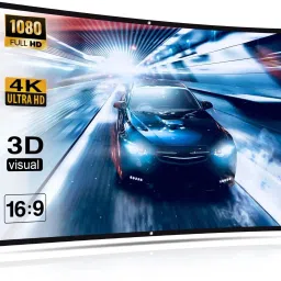 dev lite screens 130 Inch- 9.5FTx 5.3FT Foldable 16:9 4K Projector Screen (W) 114 x 64 Inch (H)) Projector Screen (Width 288 cm x 162 cm Height)-19