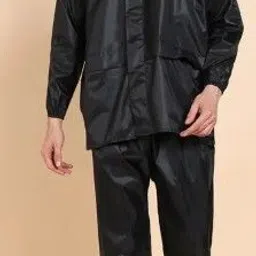 jvbrangi Solid Men Raincoat-picture-12
