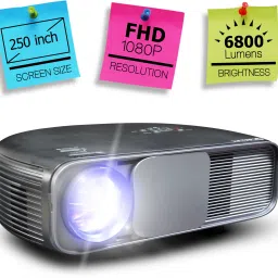 XElectron CL760 Full HD 1080P Resolution (4K Support) 250 inch Display Bluetooth 6800 lm LED Corded Portable Projector-47