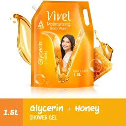 Glycerin & Honey Body Wash Shower Gel, for Soft, Glowing & Moisturized Skin-image-56