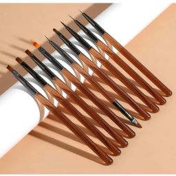 9Pcs Nail Art Brushes,Nail Art Tool Set-image-75