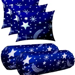 Microfibre Floral Bolster Pack of 5-93