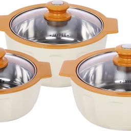 Glamerole Set Pack of 3 Thermoware Casserole Set-11