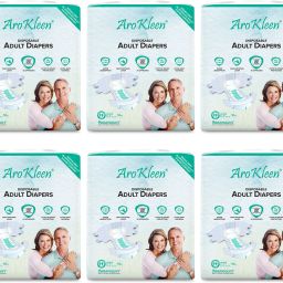Adult Diaper ISI Certified LARGE (Waist Size: 102 CM-150 CM) Unisex Pack of 6 Adult Diapers - L-image-1