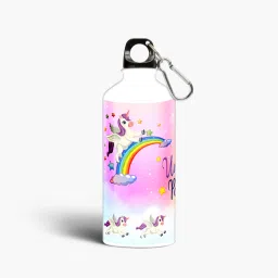 1 Unicorn Printed Bottle 600 ml Water Bottle-picture-10