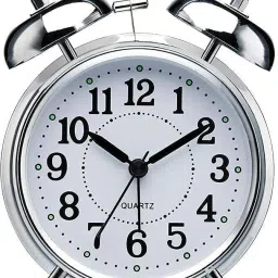 Analog Silver Clock-7