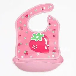 Presents Waterproof Silicone Roll up Washable Crumb Catcher Baby Feeding Eating Bibs with Food Catching Pocket - VN19-image-36