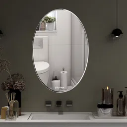 plantex Bathroom Mirror/Mirror for Wall/Mirror for Wash Basin/Living Room - (18x12 inch) Bathroom Mirror-picture-4