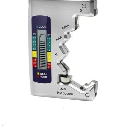 Digital Battery Tester Battery Capacity Tool Small Mini Button Batteries-Silver Analog Battery Tester-25