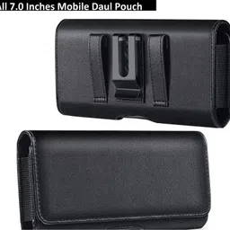 Bodoma Mobile BeltPouch Waist Bag for All Mobiles Up to 7.0 inch Mobile Belt Pouch Holster with Magnetic Clip Clouser Wasist Bag for All Mobiles-picture-1