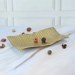 maison modern Gold OceanFlow Tray-Medium-picture-14