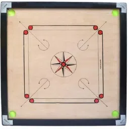 FULL SIZE(32*32 INCH) CARROM WITH STRIKER,COINS AND POWDER 84 cm Carrom Board-image-42