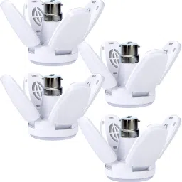Make Ur Wish Foldable Light Fan Led Blade Bulb Super Bright Angle Adjustable Pack of 4 Ceiling Lamp-8