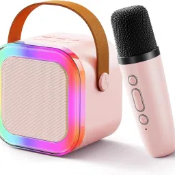k12 bluetooth speaker with wireless mic for boys & girls bluetooth microphone for , kids, adult , type c charging-19