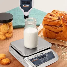 monet international 30 KG SS WEIGHING MACHINE with pole ); upto 40 Hours Battery Backup Weighing Scale image 3