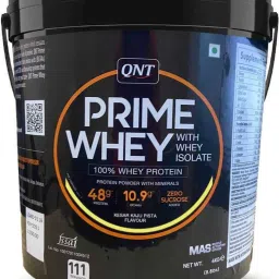 Prime Whey, 100% Whey Protein with whey Isolate, 4kg, Kesar Kaju Pista Flavour Whey Protein-image-12