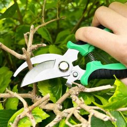 Garden Shears, Non-Slip Scissors with Locking Handle Plant Cutter For Home Gardening Scissors, Plant Branch Cutter For Tree Bypass Pruner-19