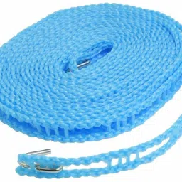 5 Meters Windproof Anti-Slip Clothes Washing Line Drying Nylon Rope with Hooks Multicolor-2