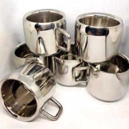 Pack of 6 Stainless Steel Double wall Stainless Steel Tea Cups 6pcs For Tea-image-12